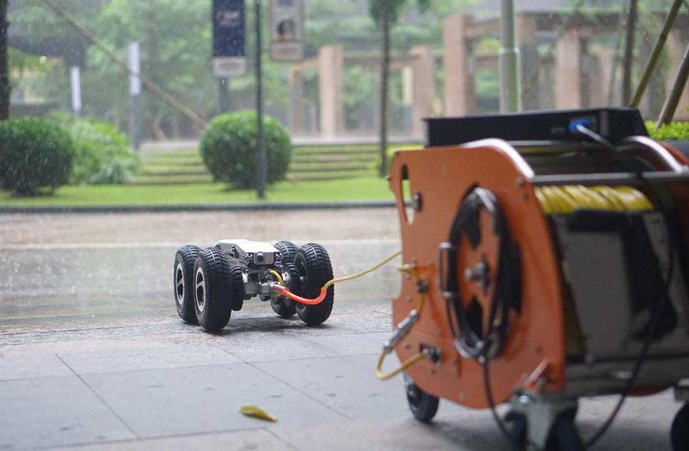 芝嘉花园管道检测机器人